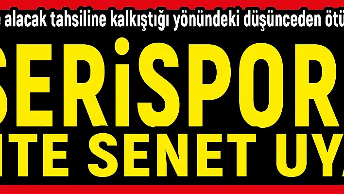 Kayserispor'dan sahte senet uyarısı