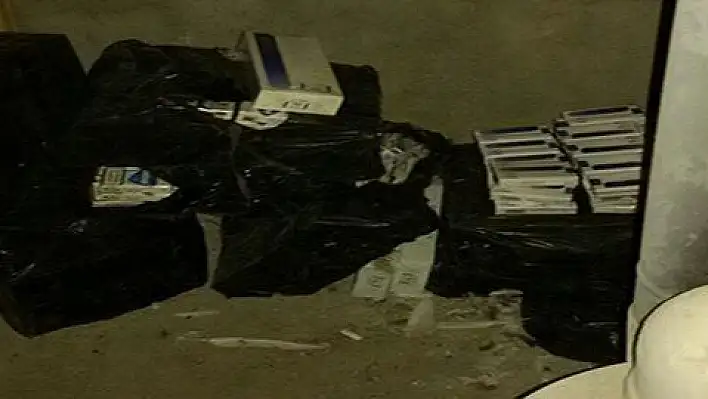 Kayseri'de 2 bin 400 paket kaçak sigara ele geçirildi 