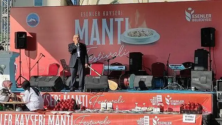 Büyükkılıç, İstanbul'da 'Kayseri Mantı Festivali'ne katıldı