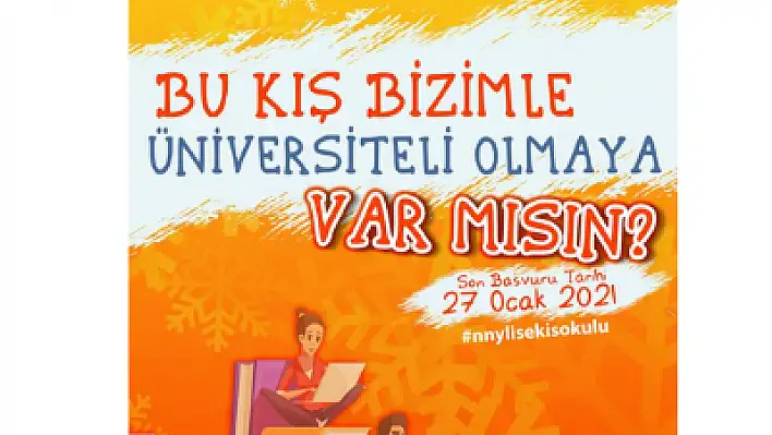 NNYÜ Online Lise Kış Okulu açacak