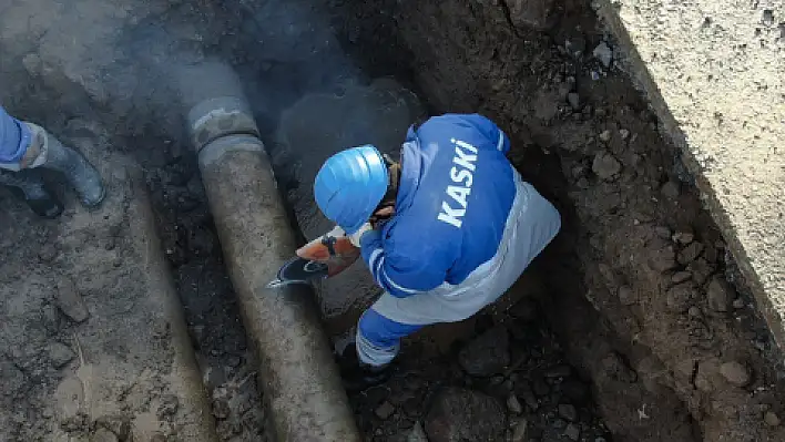 KASKİ 5 milyon liralık kaçağı önledi