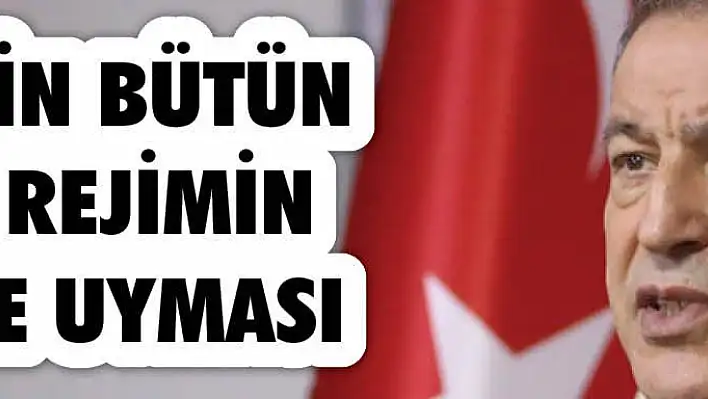 Bizim için bütün mesele rejimin ateşkese uyması