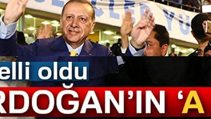 AK PARTİ'NİN YENİ A TAKIMI BELLİ OLDU