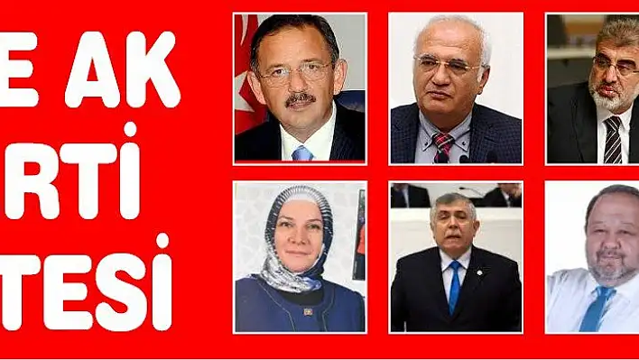 İşte AK Parti adayları...