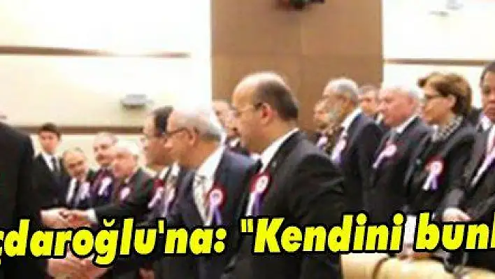 Erdoğan, Kılıçdaroğlu'na: 'Kendini bunlardan kurtar'