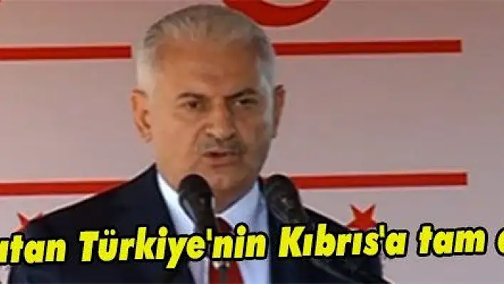 Yıldırım: 'Anavatan Türkiye'nin Kıbrıs'a tam desteği sürecek'