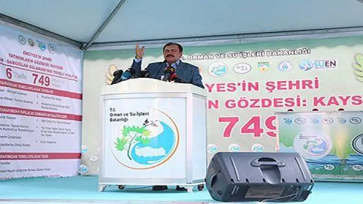 Eroğlu: 'Kayserili çiftçilerin cebine yılda 450 milyon TL para girecek'