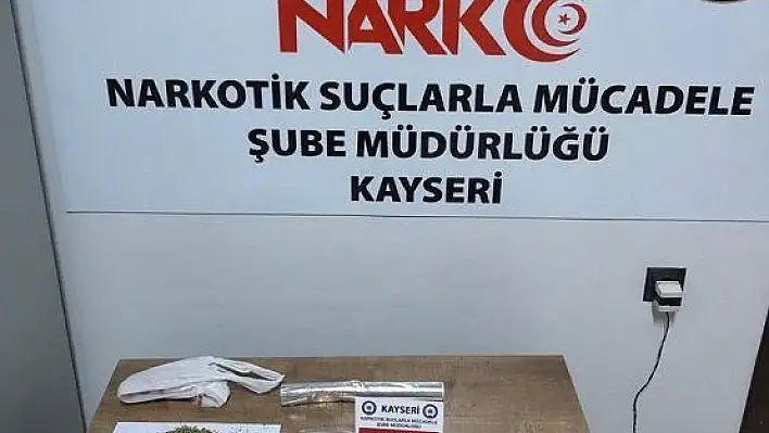 Kayseri'de uyuşturucu tacirlerine operasyon: 3 gözaltı