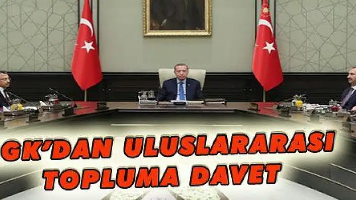 ULUSLARARASI TOPLUMA DAVET