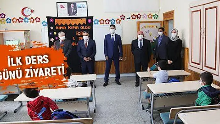 İlk ders gününde öğrencilere ziyaret