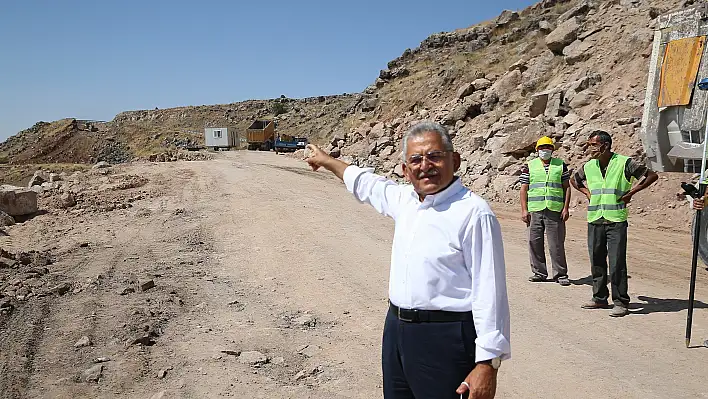 Şehrin kuzeyine yol yatırımı