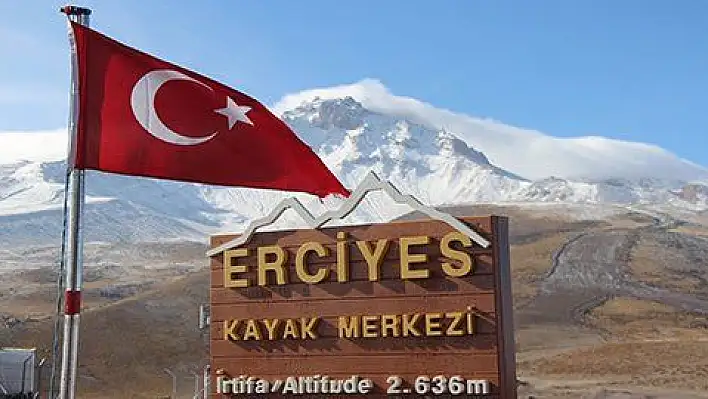 Erciyes'te kar sevinci