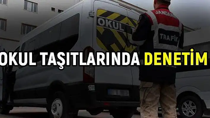 Jandarma okul taşıtlarını denetledi