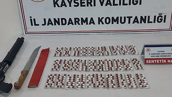 400 adet uyuşturucu hap ele geçirildi