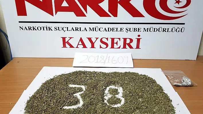 Kayseri'de uyuşturucu operasyonu 