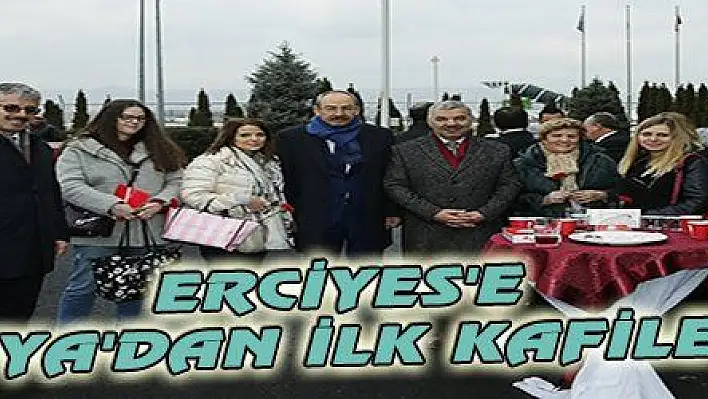 ERCİYES'E POLONYA'DAN İLK KAFİLE GELDİ