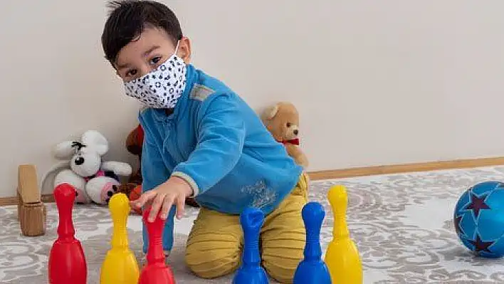Çocuklara özel maske üretildi