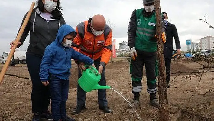 Çolakbayrakdar: 'Bu yıl 100 binden fazla ağacı toprakla buluşturduk'