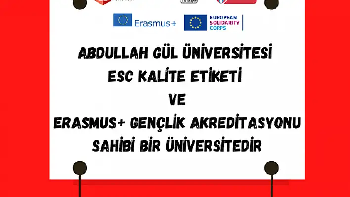 AGÜ, 3 ayrı Kalite Sertifikası ve Erasmus+ Gençlik Akreditasyonu sahibi oldu