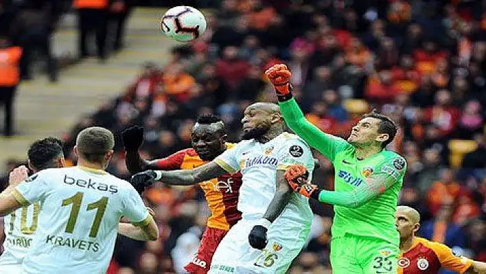 Kayserispor 4 kategoride mağlup 