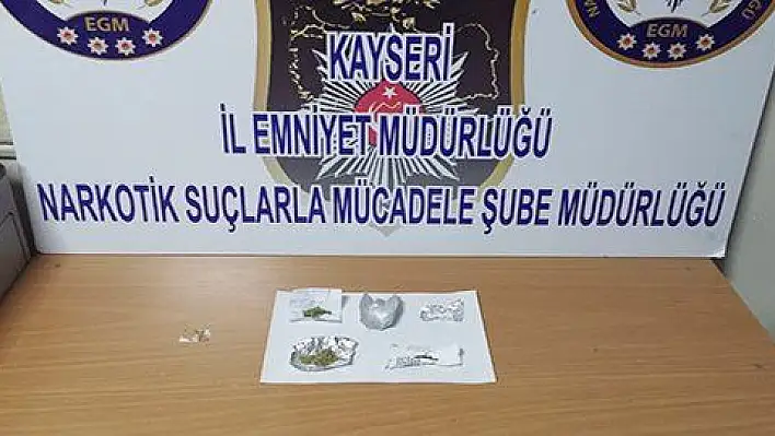 Kayseri'de uyuşturucu ticaretine 2 gözaltı