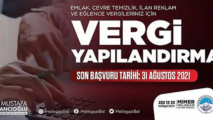 Vergi borçları yapılandırmada son gün 31 Ağustos