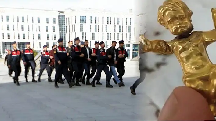 Jandarma ekipleri operasyonla paha biçilemeyen saf altın Hz. İsa heykeli ele geçirdi