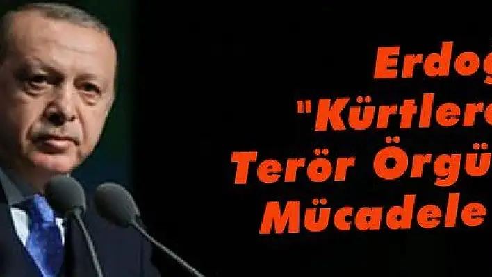 Erdoğan: 'Kürtlere Değil, Terör Örgütüne Karşı Mücadele Ediyoruz'