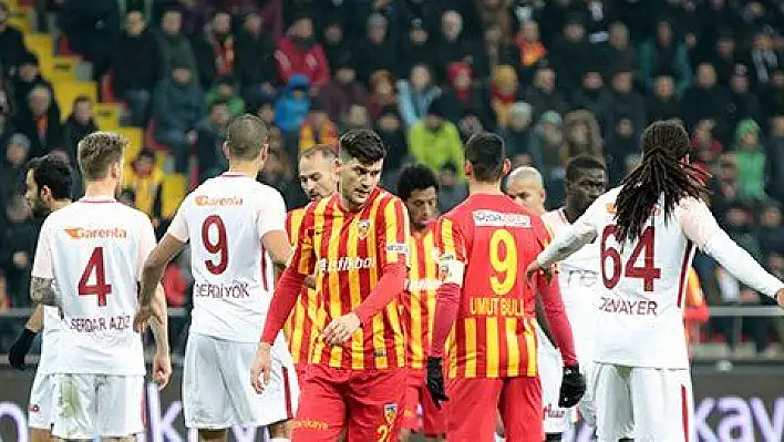 Süper Lig: Kayserispor: 1 - Galatasaray: 3