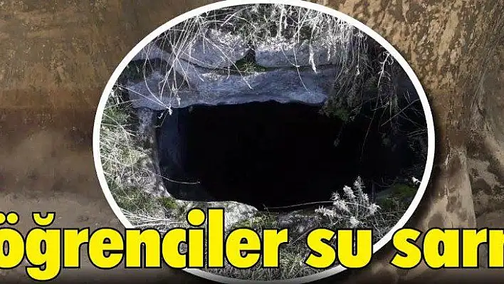 Öğrenciler Talas'ta su sarnıcı buldu