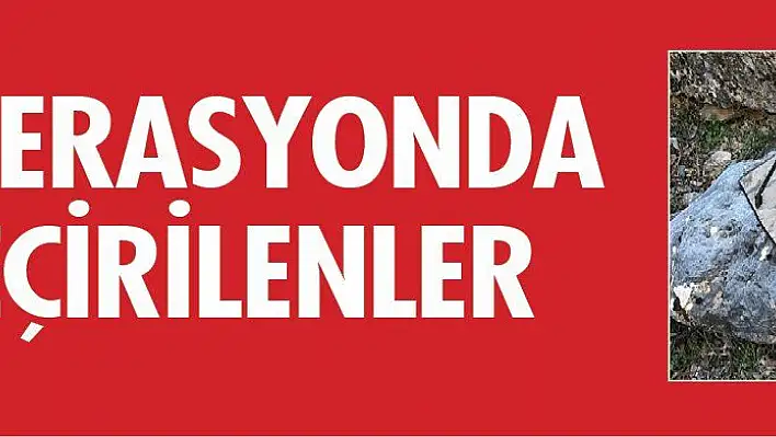 İŞTE OPERASYONDA ELE GEÇİRİLENLER