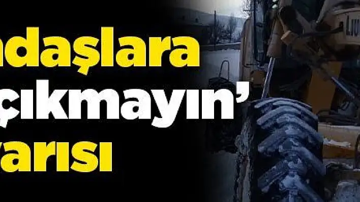 Başkan Altun'dan vatandaşlara 'evden çıkmayın' uyarısı