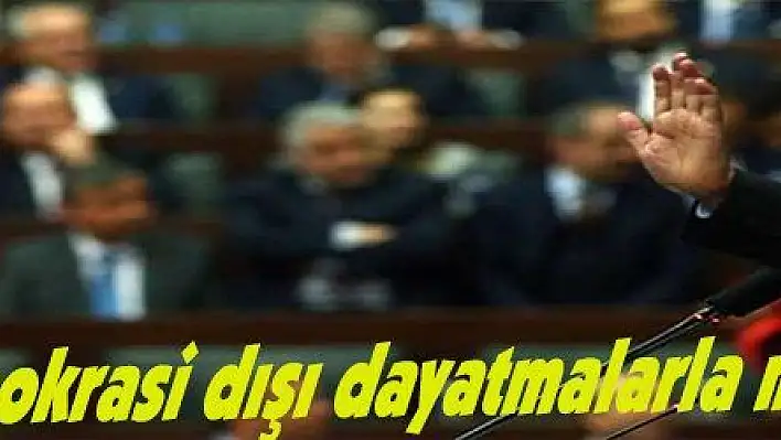 Yıldırım: 'Demokrasi dışı dayatmalarla mücadele ettik'