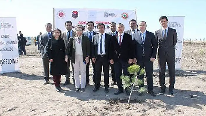 Tüm yurt ile birlikte Kayseri'de de 'Adalet Ormanları' oluşturuluyor