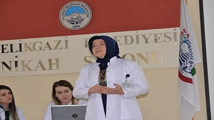 Melikgazi Sağlık Seminerlerinde bilinçli ilaç kullanımı konuşuldu