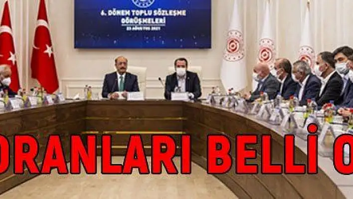 Memur ve memur emeklisinin zam oranı belirlendi