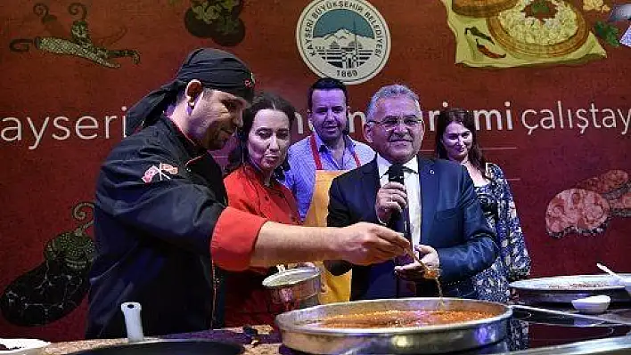 Kayseri Büyükşehir'in gastronomideki çalışmaları örnek gösteriliyor