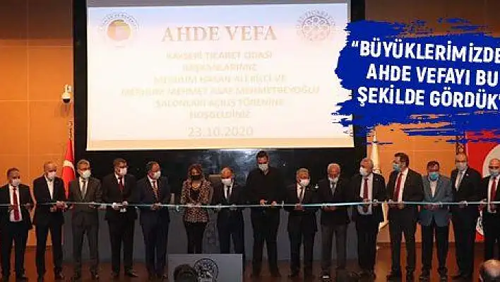 KTO'dan büyük vefa örneği