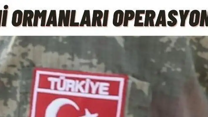 'Eren-11 Sehi Ormanları Operasyonu' başlatıldı