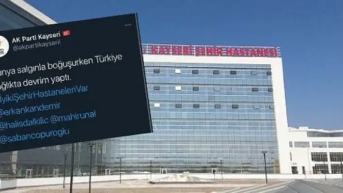 Şehir Hastanelerine hashtagli destek 