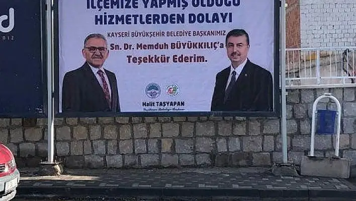 Başkan Büyükkılıç'a Yeşilhisar Belediye Başkanı Taşyapan'dan teşekkür