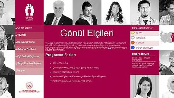 KAYSERİ GÖNÜL ELÇİLİĞİNE GÖNÜLLÜ 