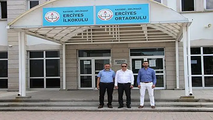 İl Milli Eğitim Müdürü Ekinci, Erciyes İlkokulu/Ortaokulunda incelemelerde bulundu 