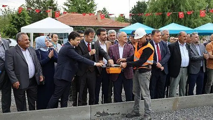 Yahyalı'da Yerköy Cami Temeli Atıldı