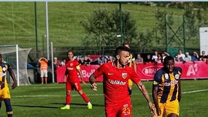 Kayserispor ikinci hazırlık maçından da mağlup ayrıldı 