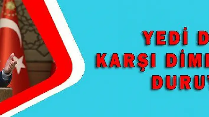 YEDİ DÜVELE KARŞI DİMDİK AYAKTA DURUYORUZ