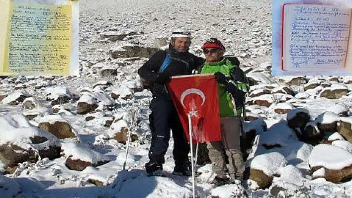 Baba oğul zirveye çıktı