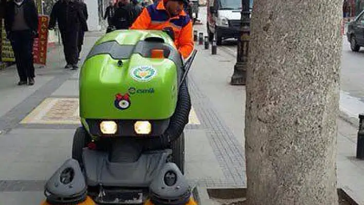Melikgazi sokakları vakumlu süpürge ile temizlenecek 
