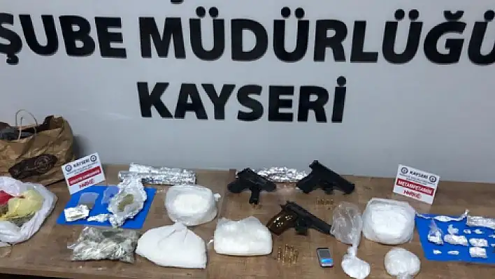 Kayseri'de uyuşturucu operasyonu: 7 gözaltı