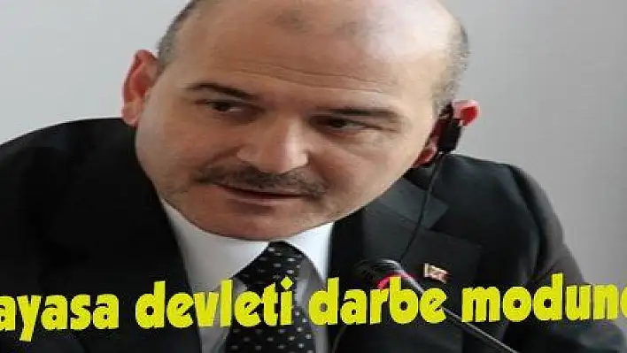 Soylu: 'Yeni anayasa devleti darbe modundan çıkartacak'